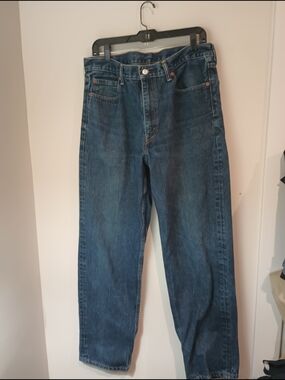 Vintage Style Levi's 550 Relaxed Fit Denim Jeans Men's Size 36x34 Blue Jeans